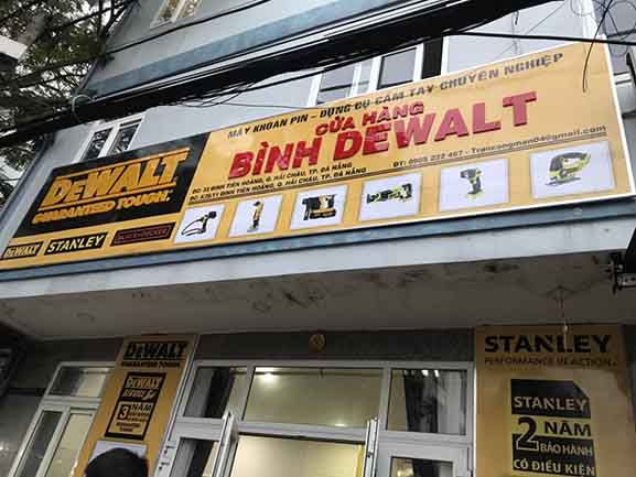 Thi Công Bảng Hiệu Quảng Cáo Dewalt- Stanley