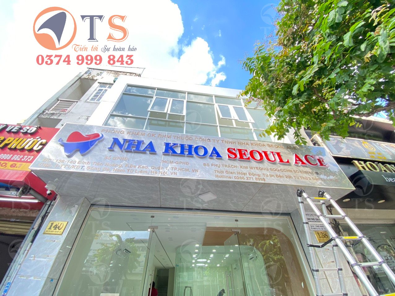 Mẫu bảng hiệu chữ nổi Mica