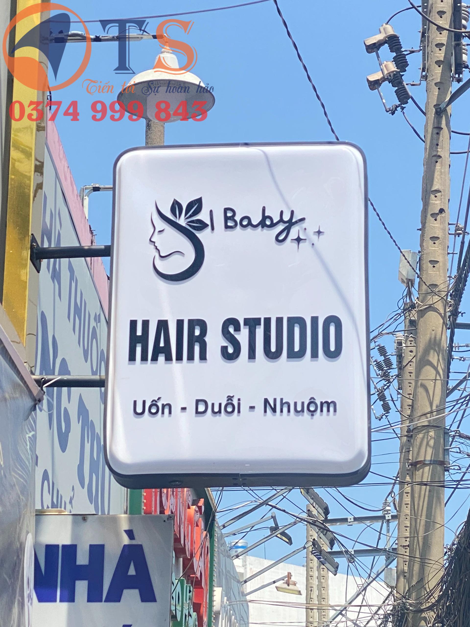 🌟 Thi Công Hộp Đèn Quảng Cáo Đẹp Cho Tiệm Tóc I Baby Hair Studio – Quảng Cáo TS Thực Hiện 🌟